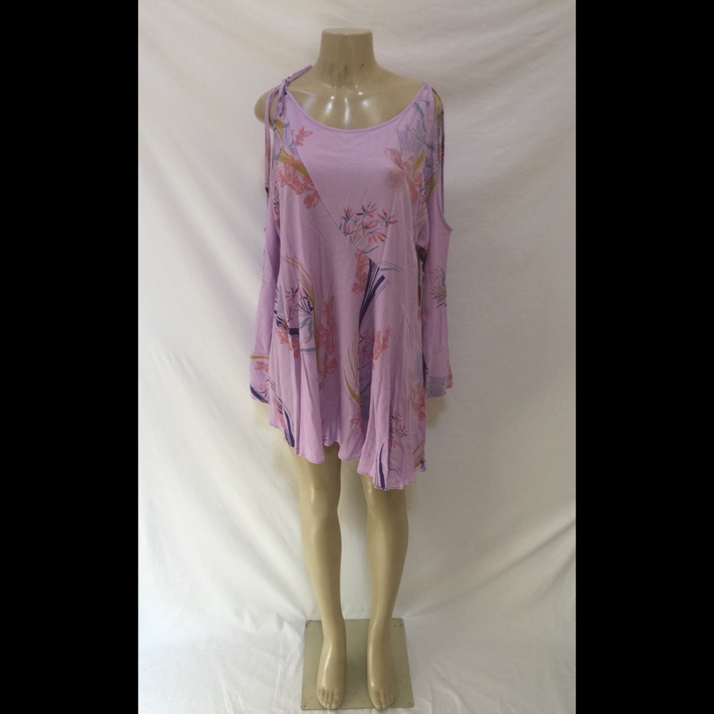 NWT Free People Lilac Clear Skies Tunic Dress Sz M - Picture 2 of 8